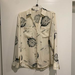 EXPRESS Women’s Portofino Blouse Off white Cream